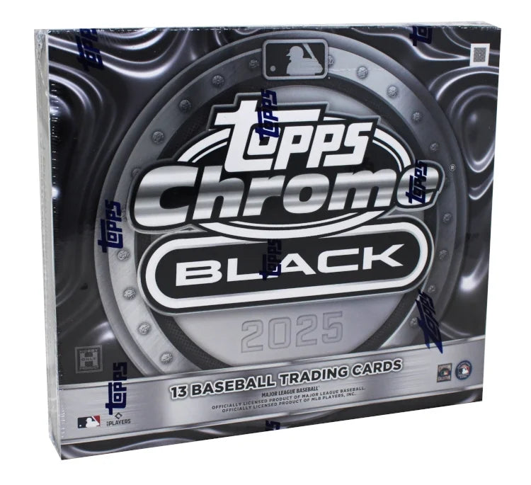 2025 Topps Chrome Black Baseball Hobby 12 Box Case (Ships Sealed Only) - B2