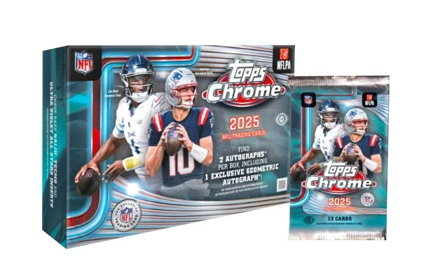 2025 Topps Chrome Football Delight 6 Box Case (Ships Sealed Only) - B4