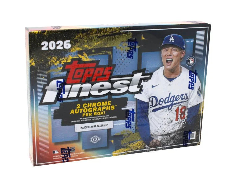 2026 Topps Finest Baseball Hobby 8 Box Case (Ships Sealed Only) - B8