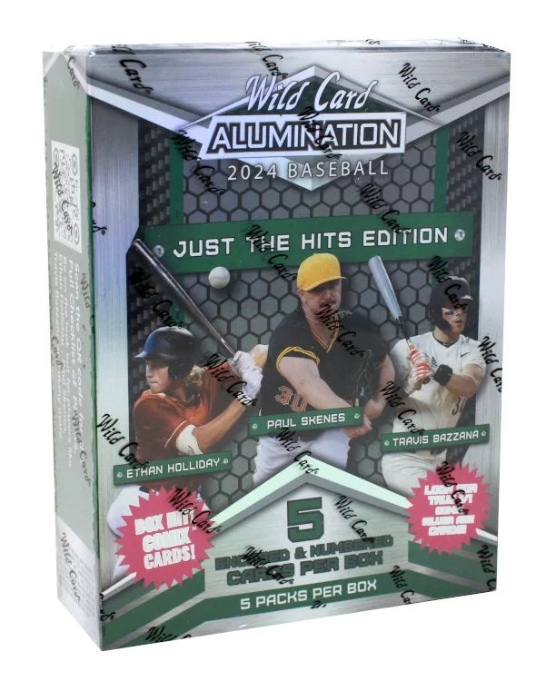 2024 Wild Card Alumination Just The Hits Baseball 12 Box Case (Ships Sealed Only) - B16