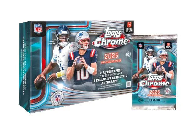 2025 Topps Chrome Football Delight 6 Box Case (Ships Sealed Only) - B5
