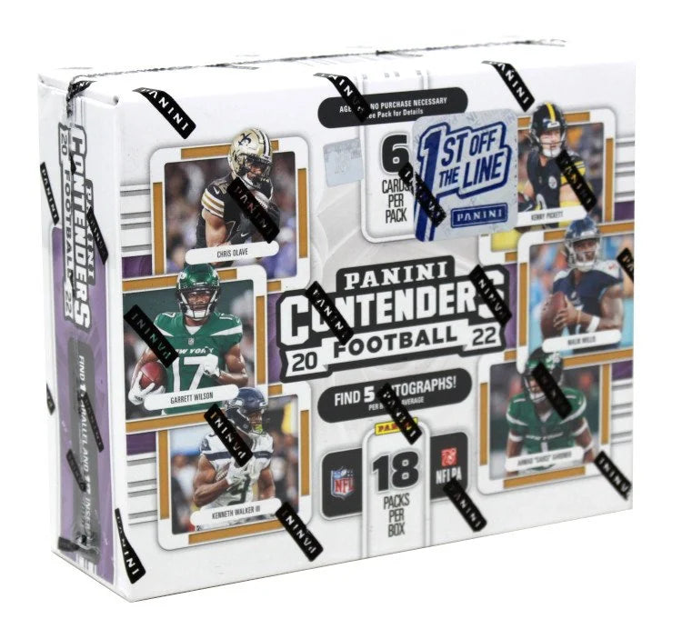 2022 Panini Contenders Football FOTL Hobby 12 Box Case (Ships Sealed Only) - B18