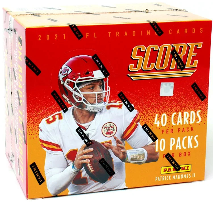 2021 Panini Score Football Hobby 12 Box Case (Ships Sealed Only) - B20