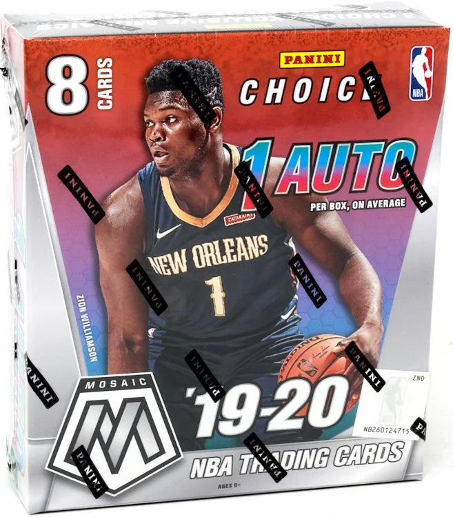 2019-20 Panini Mosaic Choice Basketball 20 Box Case (Ships Sealed Only) - B28