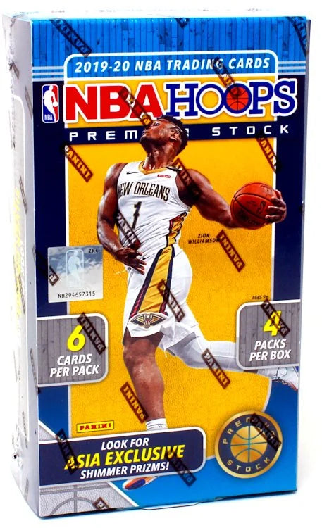 2019-20 Panini NBA Hoops Premium Stock | 20 Box Case Tmall (Ships Sealed Only) - B32