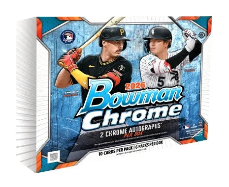 2026 Bowman Chrome Baseball Hobby 12 Box Case (Ships Sealed Only) - B2