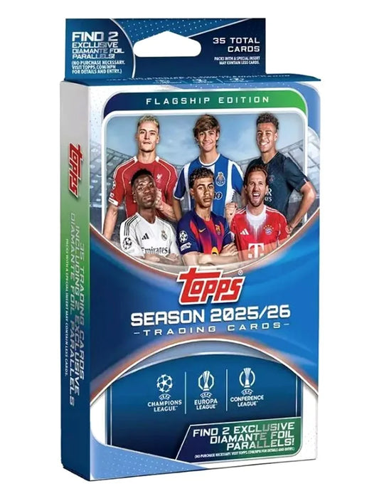 2025-26 Topps UEFA Club Competitions Soccer Hanger 64 Box Case (Ships Sealed Only) - B