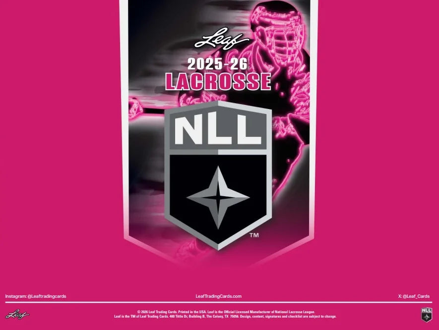 2025-26 Leaf National Lacrosse League Hobby Case | 10 Boxes (Ships Sealed Only)