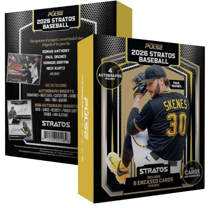 2026 Pulse Stratos Baseball Hobby 10 Box Case - B4