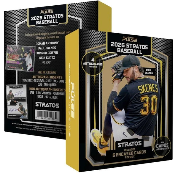 2026 Pulse Stratos Baseball Hobby 10 Box Case - B4