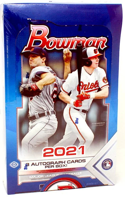 2021 Bowman Baseball Jumbo HTA 8 Box Case (Ships Sealed Only) - B6