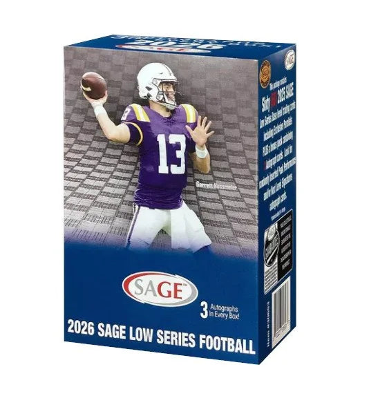 2026 Sage Football Low Series Blaster 40 Box Case - B4