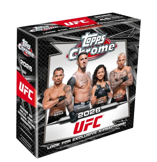 2026 Topps UFC Chrome Mega 20 Box Case (Ships Sealed Only) - B3