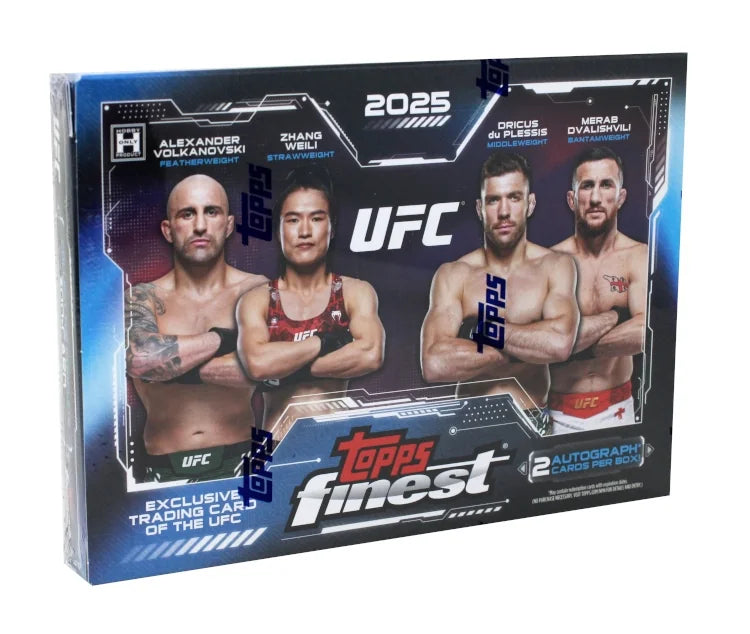 2025 Topps UFC Finest Hobby 8 Box Case (Ships Sealed Only) - B3