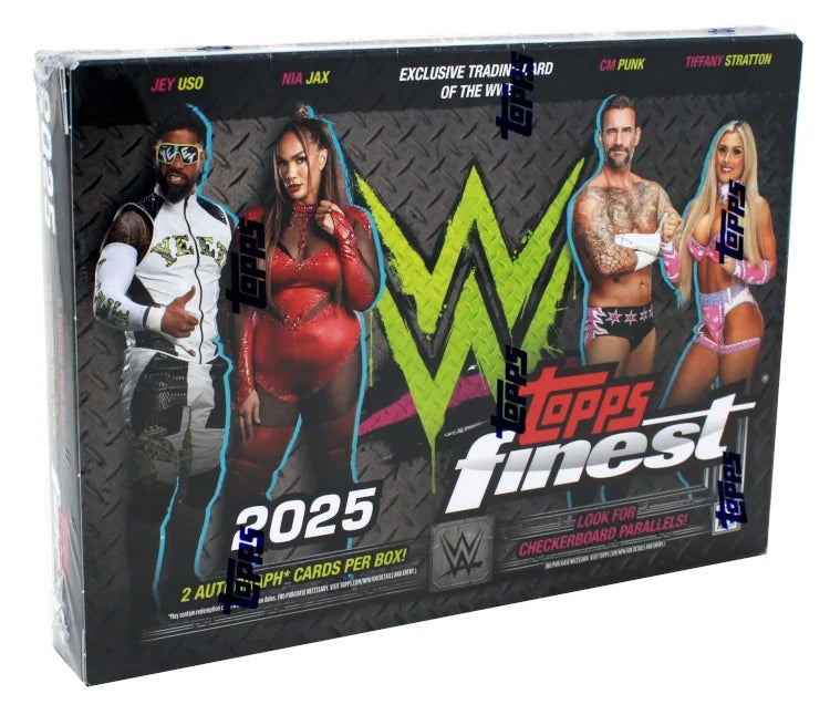 2025 Topps Finest WWE Hobby 8 Box Case (Ships Sealed Only) - B4