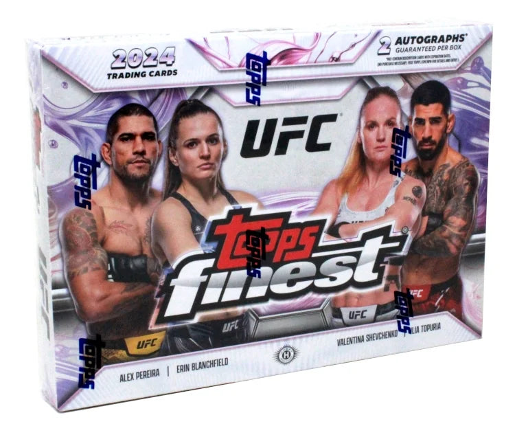 2024 Topps UFC Finest Hobby 8 Box Case (Ships Sealed Only) - B2