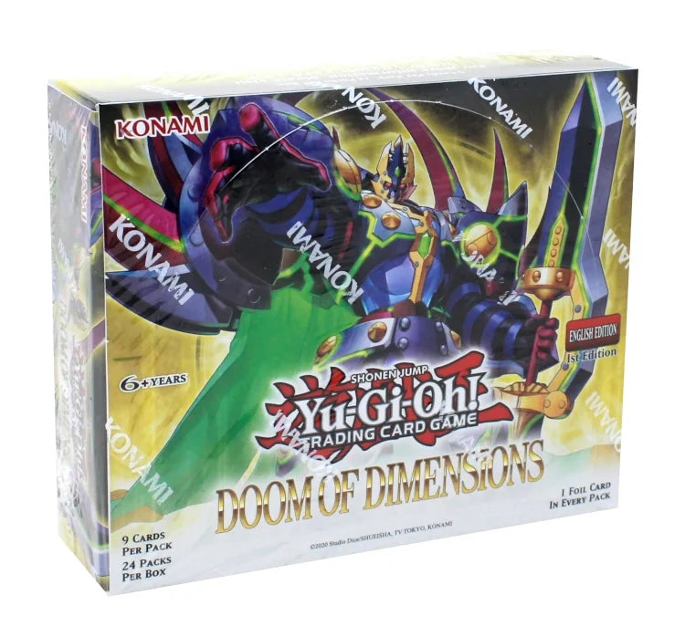 Yugioh Doom of Dimensions Booster 12 Box Case (Ships Sealed Only) - B4