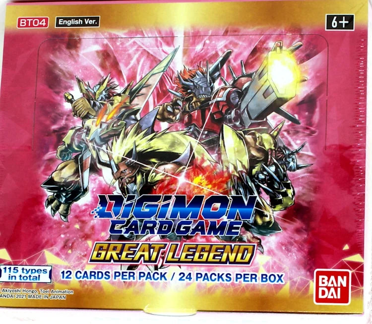 Digimon Great Legend Booster 12 Box Case - B4