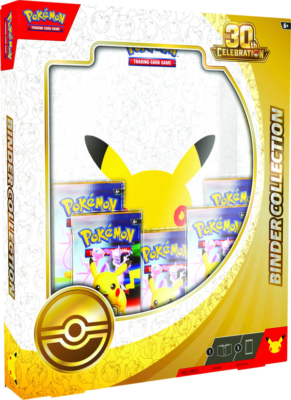Pokemon 30th Celebration Binder Collection | 6 Box Case (Ships Sealed Only)