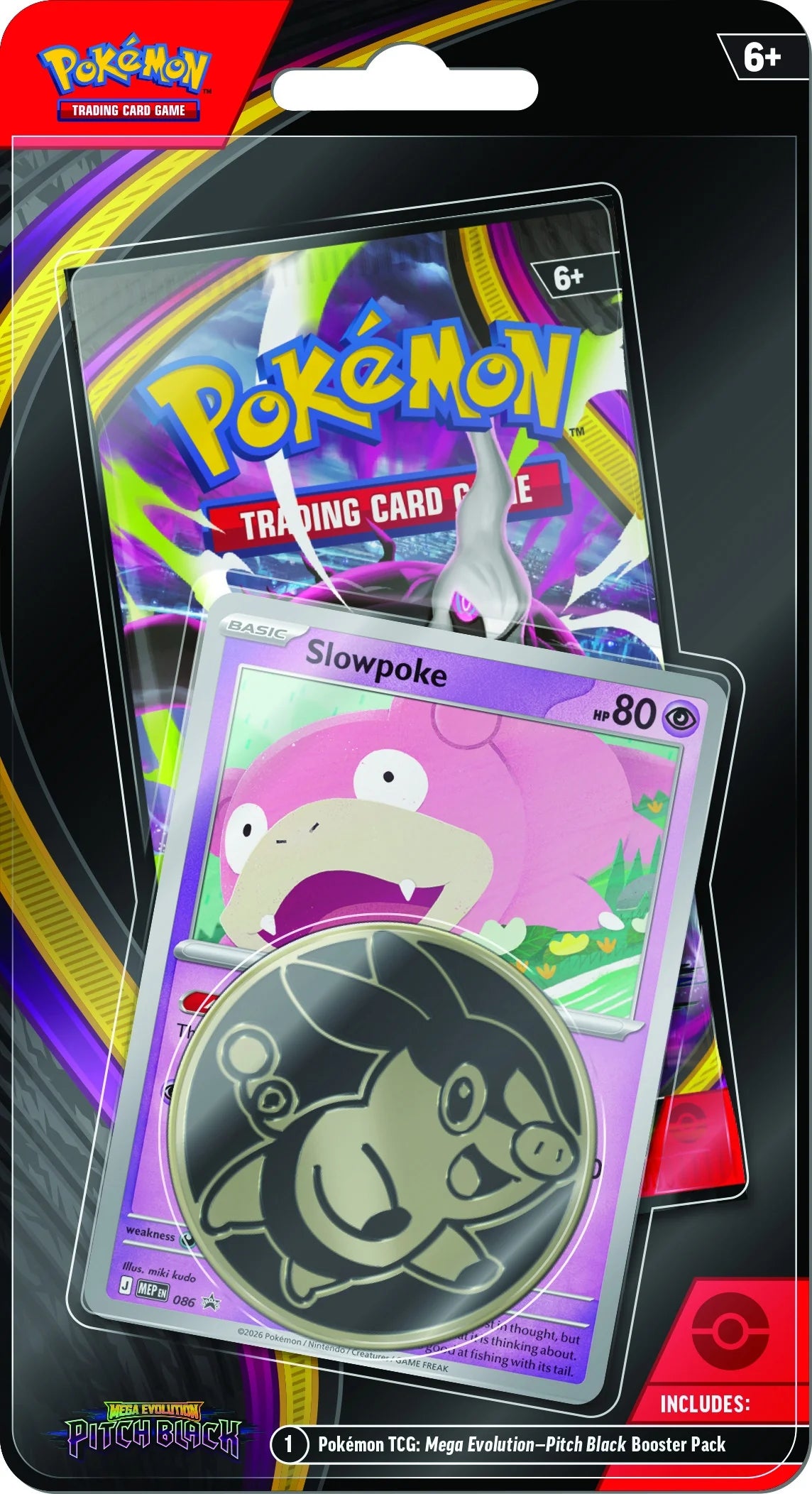 Pokemon Mega Evolution Pitch Black Checklane Blister 18 Box Case (Ships Sealed Only) - B6