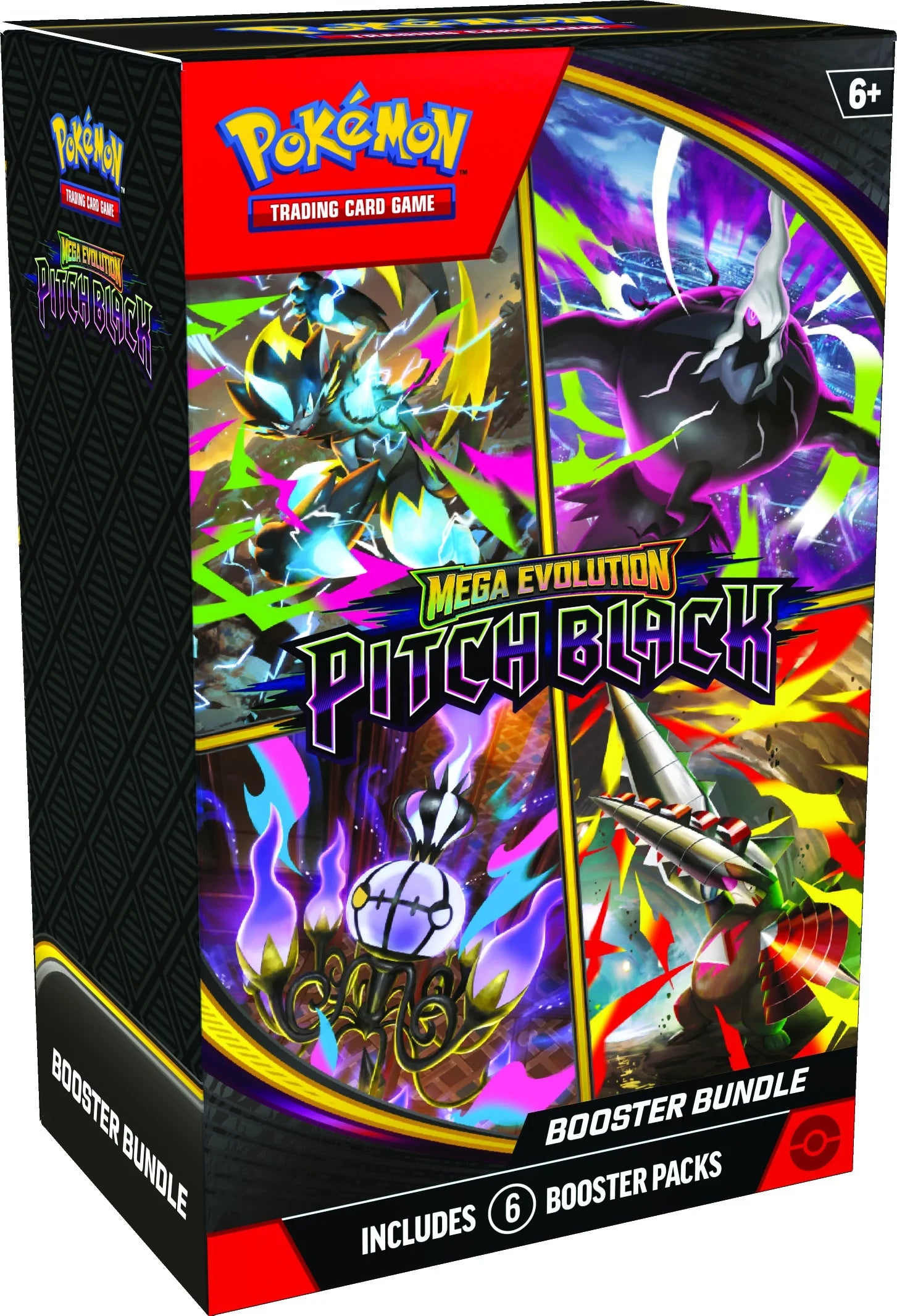 Pokemon Mega Evolution Pitch Black Booster Bundle 25 Box Case (Ships Sealed Only) - B6