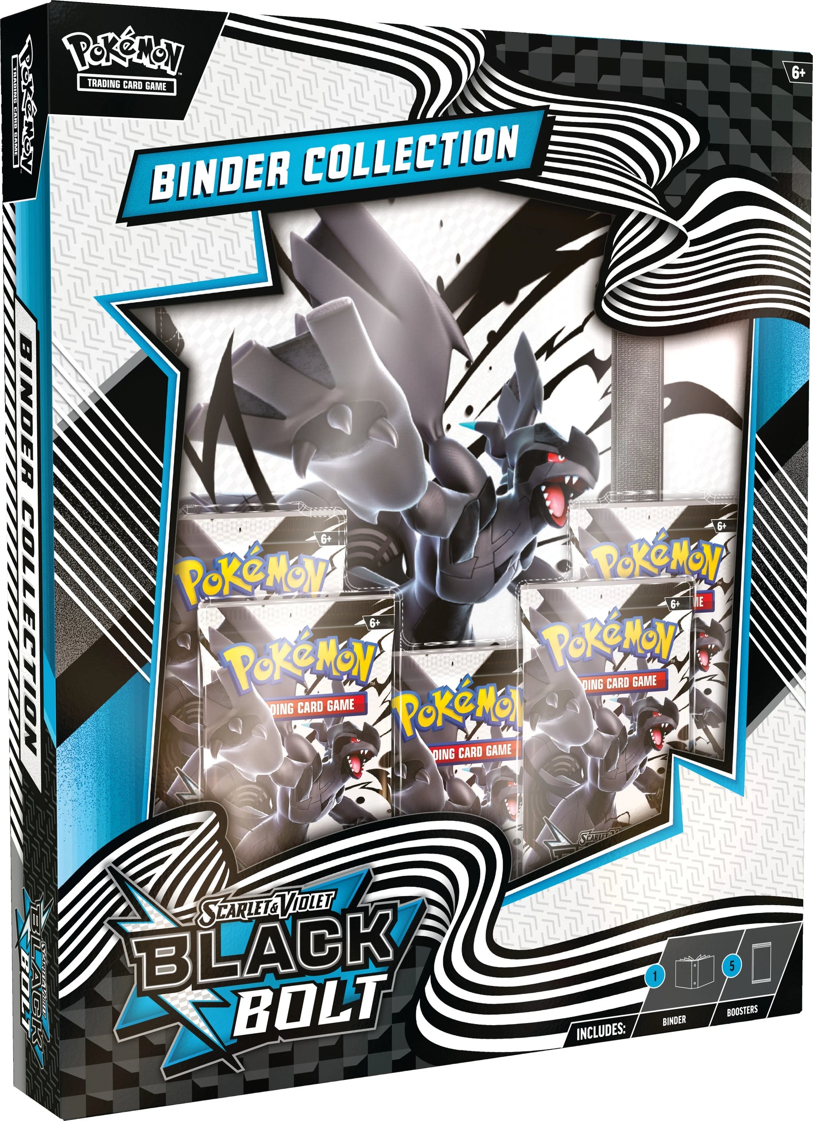 Pokemon Scarlet & Violet Black Bolt | 6 Box Case Collection Box (Ships Sealed Only) - B3
