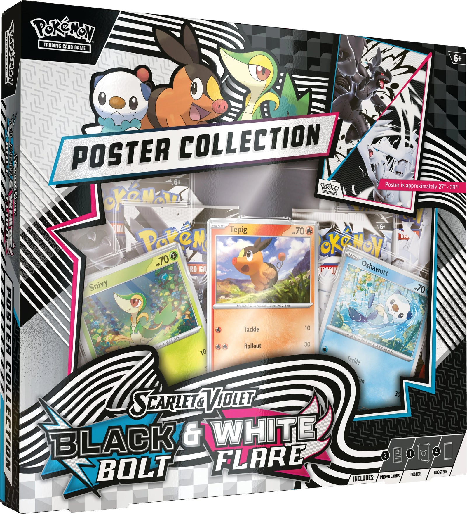 Pokemon Scarlet & Violet Unova Poster Collection 6 Box Case (Ships Sealed Only) - B6