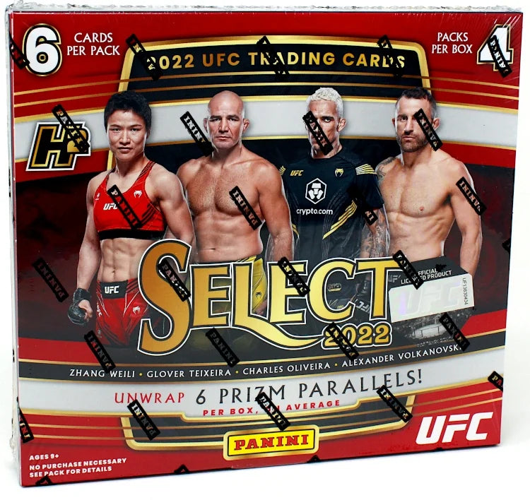 2022 Panini Select UFC H2 20 Box Case (Ships Sealed Only) - B2