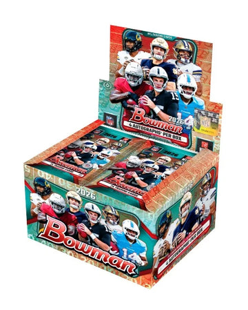 2026 Bowman Football Jumbo 8 Box Case (Ships Sealed Only) - B | P4419746