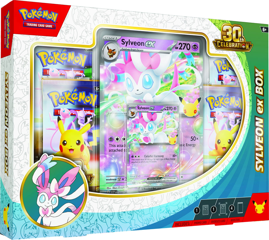Pokemon 30th Celebration Pokemon ex 6 Box Case (Ships Sealed Only) - B | P4516489