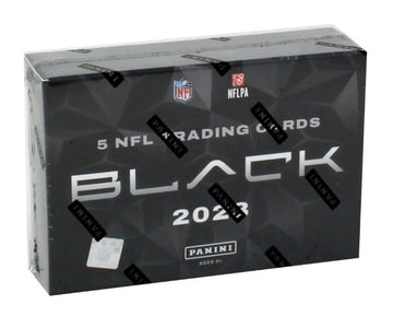 2023 Panini Black Football Hobby 12 Box Case (Ships Sealed Only) - B74 | P4551748
