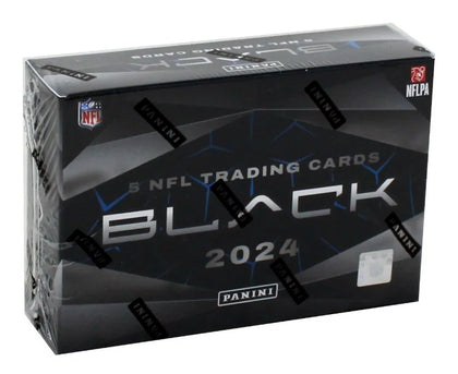 2024 Panini Black Football Hobby 12 Box Case (Ships Sealed Only) - B96 | P4552568
