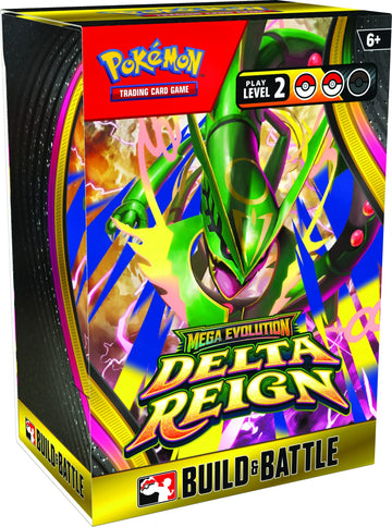Pokemon Mega Evolution Delta Reign Build & Battle Deck | 6 Display Case | P4747207