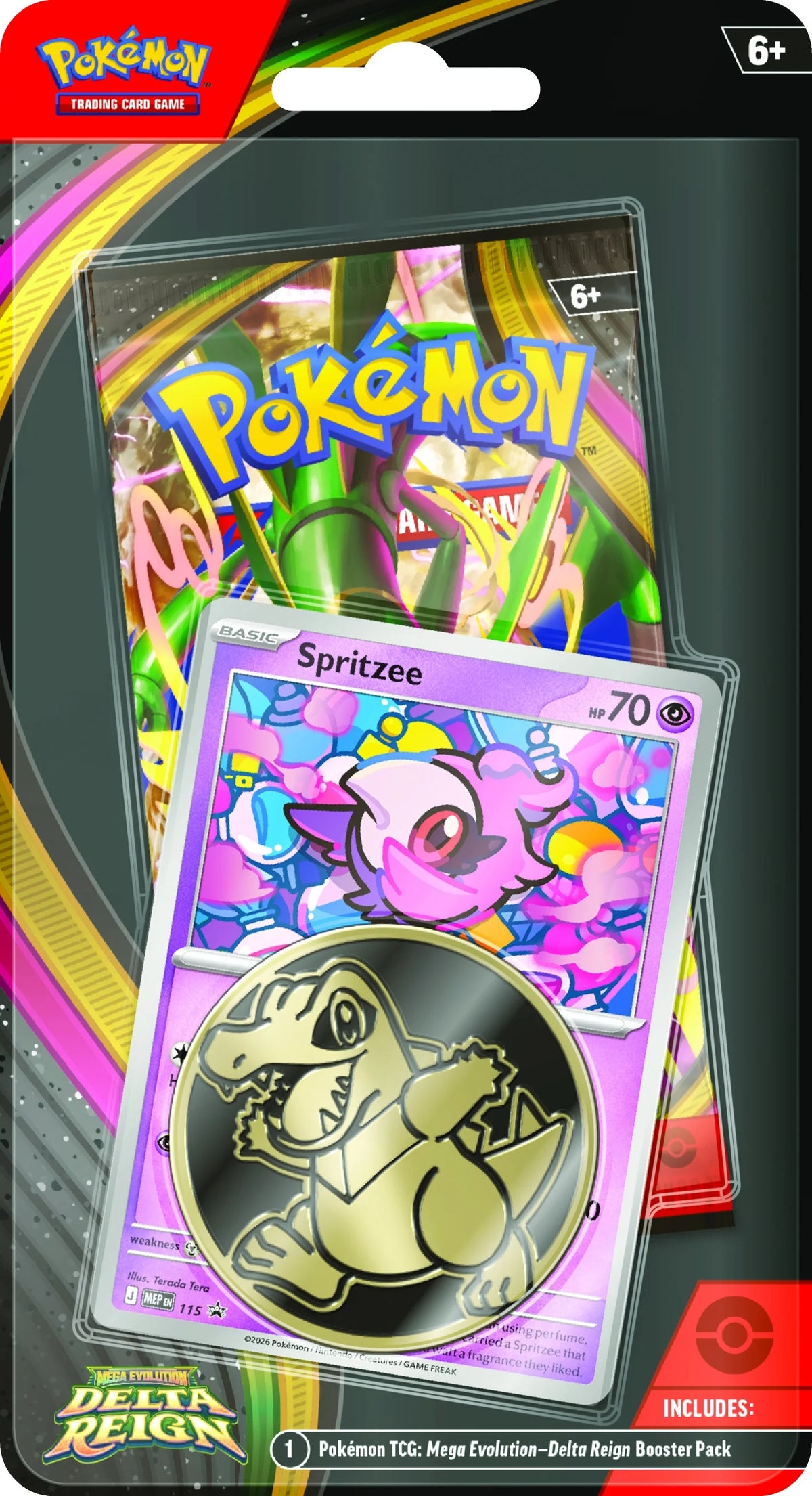 Pokemon Mega Evolution Delta Reign Checklane Blister | 18 Box Case | P4747214