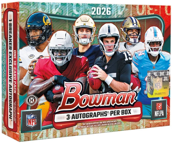 2026 Bowman Football Delight 6 Box Case (Ships Sealed Only) | P4956239