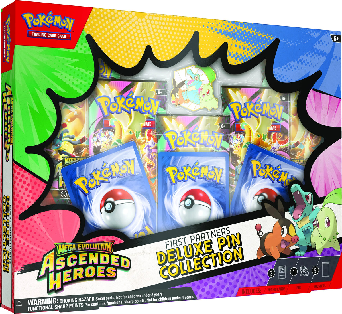 Pokemon Mega Evolution Ascended Heroes First Partners Deluxe Pin - B12 | P4959882