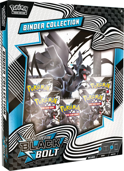 Pokemon Scarlet & Violet Black Bolt Binder Collection Box - 6 Box Case - B10 | P4959933