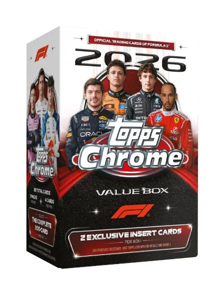 2026 Topps Chrome Formula 1 Blaster 40 Box Case (Ships Sealed Only) | P5003602