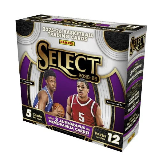 2025-26 Panini Select Basketball Hobby 12 Box Case (Ships Sealed Only) - B12 | P5663187