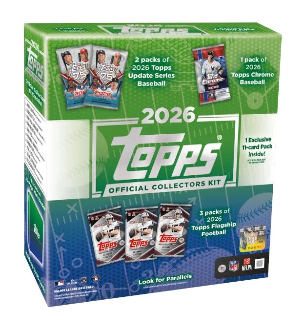 2026 Topps MLB x NFL Official Collectors Kit | 8-Box Case (Ships Sealed Only) | P5663672