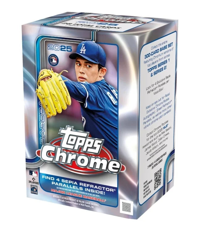 2025 Topps Chrome Baseball Blaster 40 Box Case (Ships Sealed Only) - B | P5675505