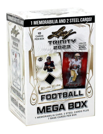 2023 Leaf Trinity Football Mega 20 Box Case (Ships Sealed Only) - B42 | P5677022