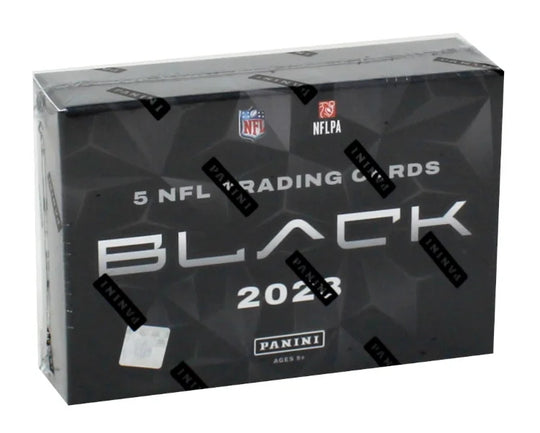 2023 Panini Black Football Hobby 12 Box Case (Ships Sealed Only) - B82 | P5677949