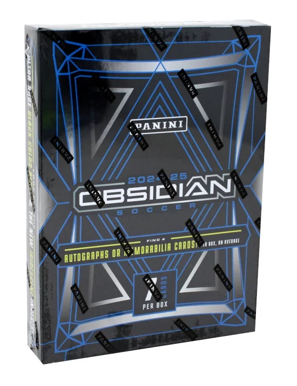 2024-25 Panini Obsidian Soccer Hobby 12 Box Case (Ships Sealed Only) | P6334949