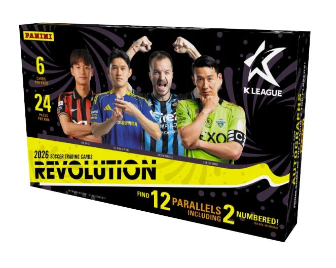 2025-26 Panini Revolution K League Soccer Hobby 8 Box Case (Ships Sealed Only)