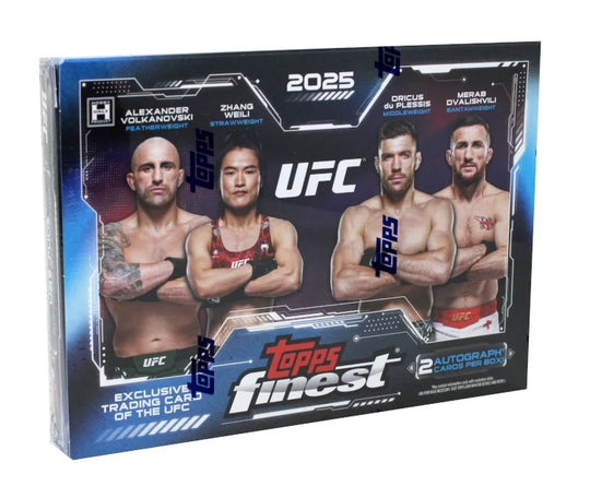 2025 Topps UFC Finest Hobby 8 Box Case (Ships Sealed Only) - B12 | P6773363