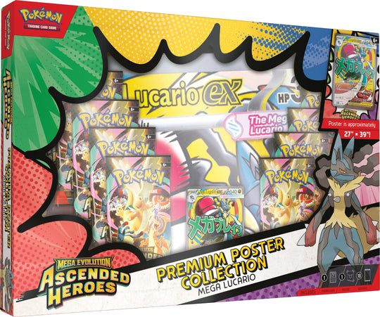Pokemon Mega Evolution Ascended Heroes Premium Poster | 6 Box Case - B17 | P7468786