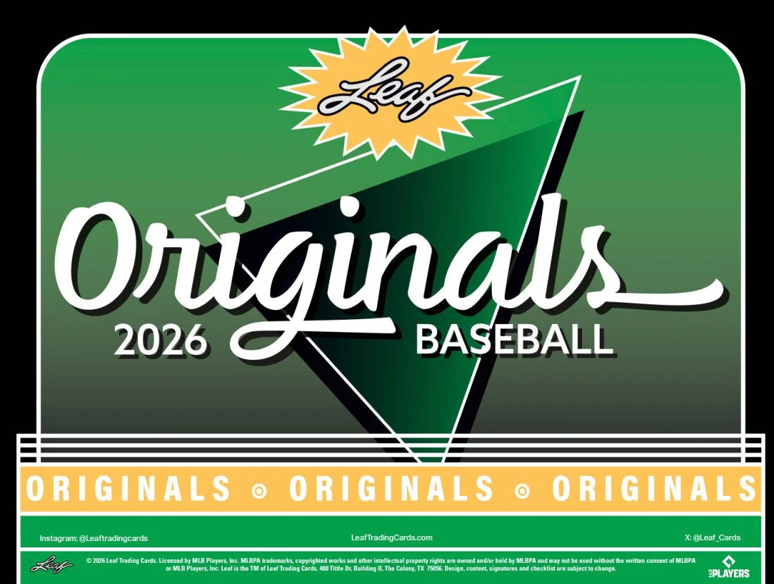 2026 Leaf Originals Baseball Jumbo 8 Box Case (Ships Sealed Only) | P7542855
