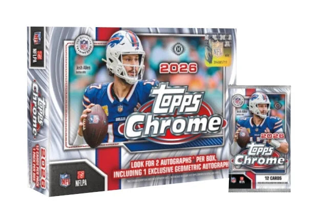 2026 Topps Chrome Football Delight | 6 Box Case (Ships Sealed Only) | P7636117