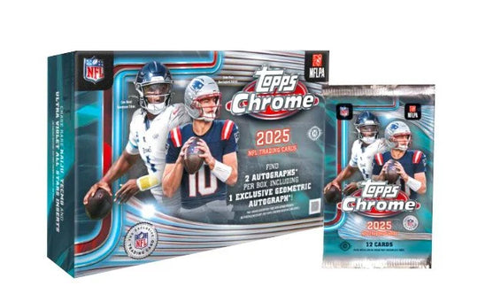 2025 Topps Chrome Football Delight 6 Box Case (Ships Sealed Only) - B19 | P7636218